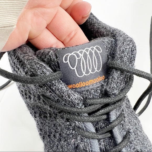 Woolloomooloo Shirley Sneakers Australian Merino Wool Black Size 41 - Picture 5 of 8